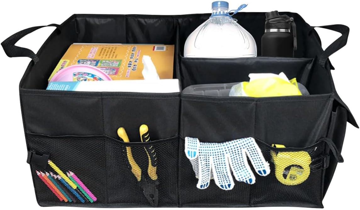 Trunk Organizer for Car - Car Organizer, Foldable Trunk Organizer for Suvs & Sed gallery
