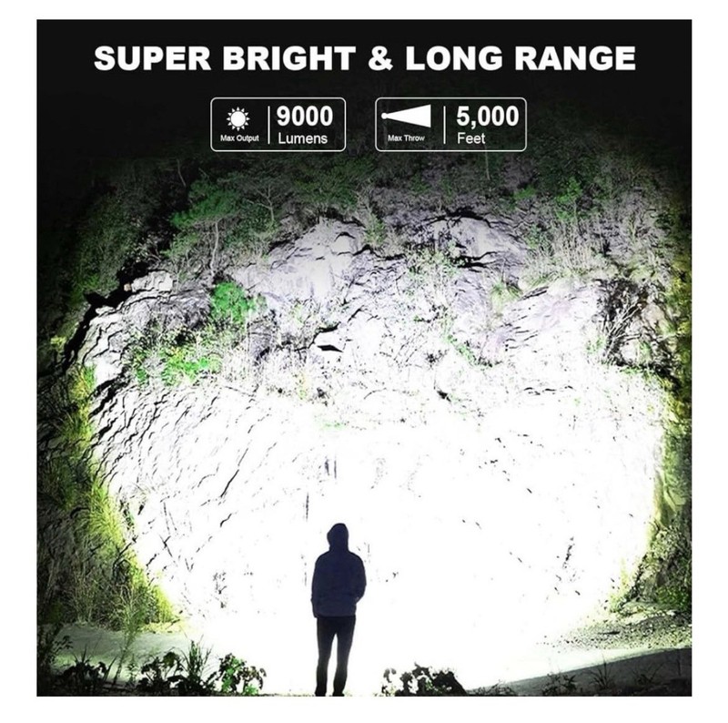 Rechargeable Super Bright Led Flashlight Handheld Spot Lights Outdoor gallery