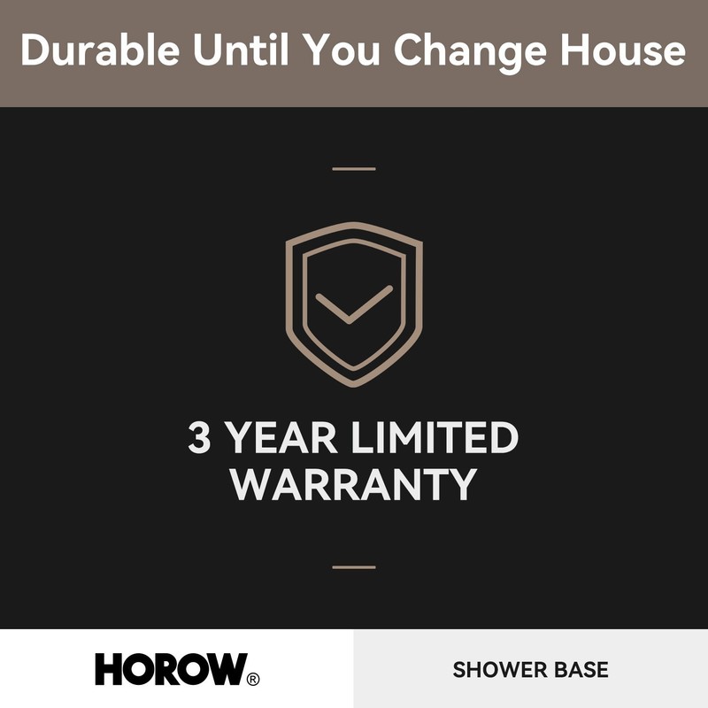HOROW Shower Base 60'' x 30'' Rectangle Single Threshold Shower Pan for Bathroom gallery