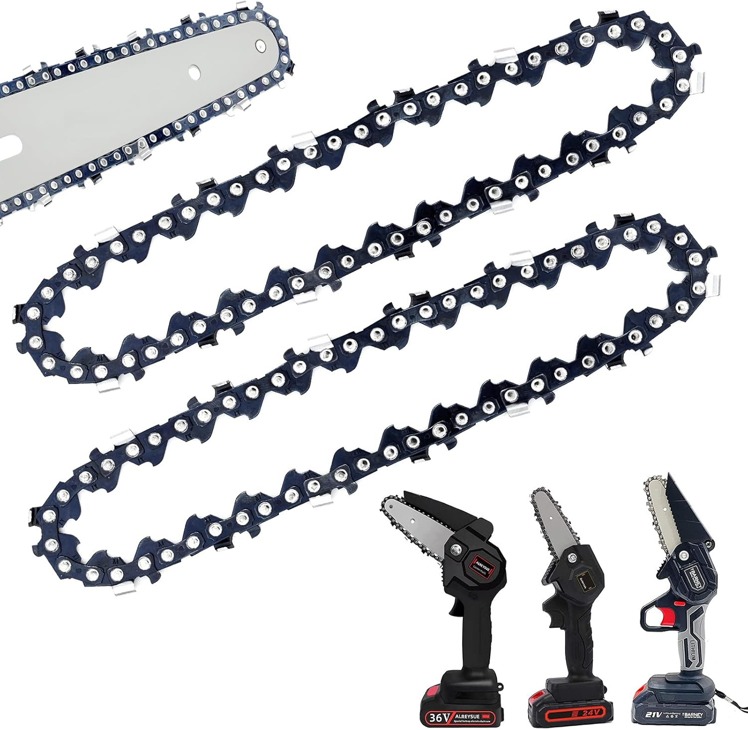 [2 Pieces] GTA 26 4 Inch Mini Chainsaw Chain for Stihl GTA 26 Replace Blade Prun gallery