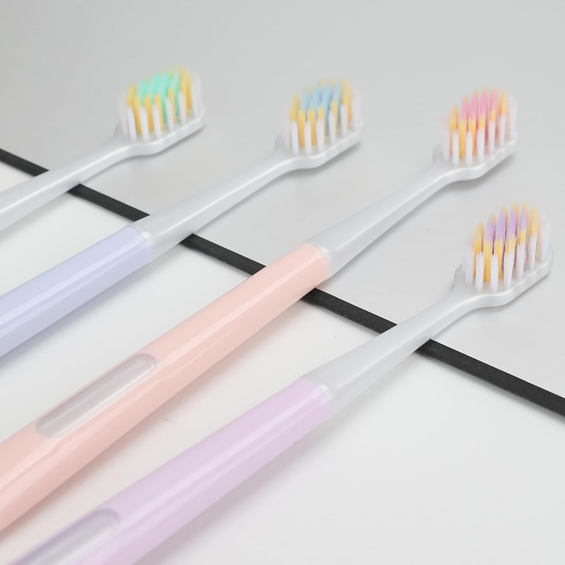 Extra Soft Toothbrush for Adults with Wide Head – Ultra Soft Nano Bristles, gallery
