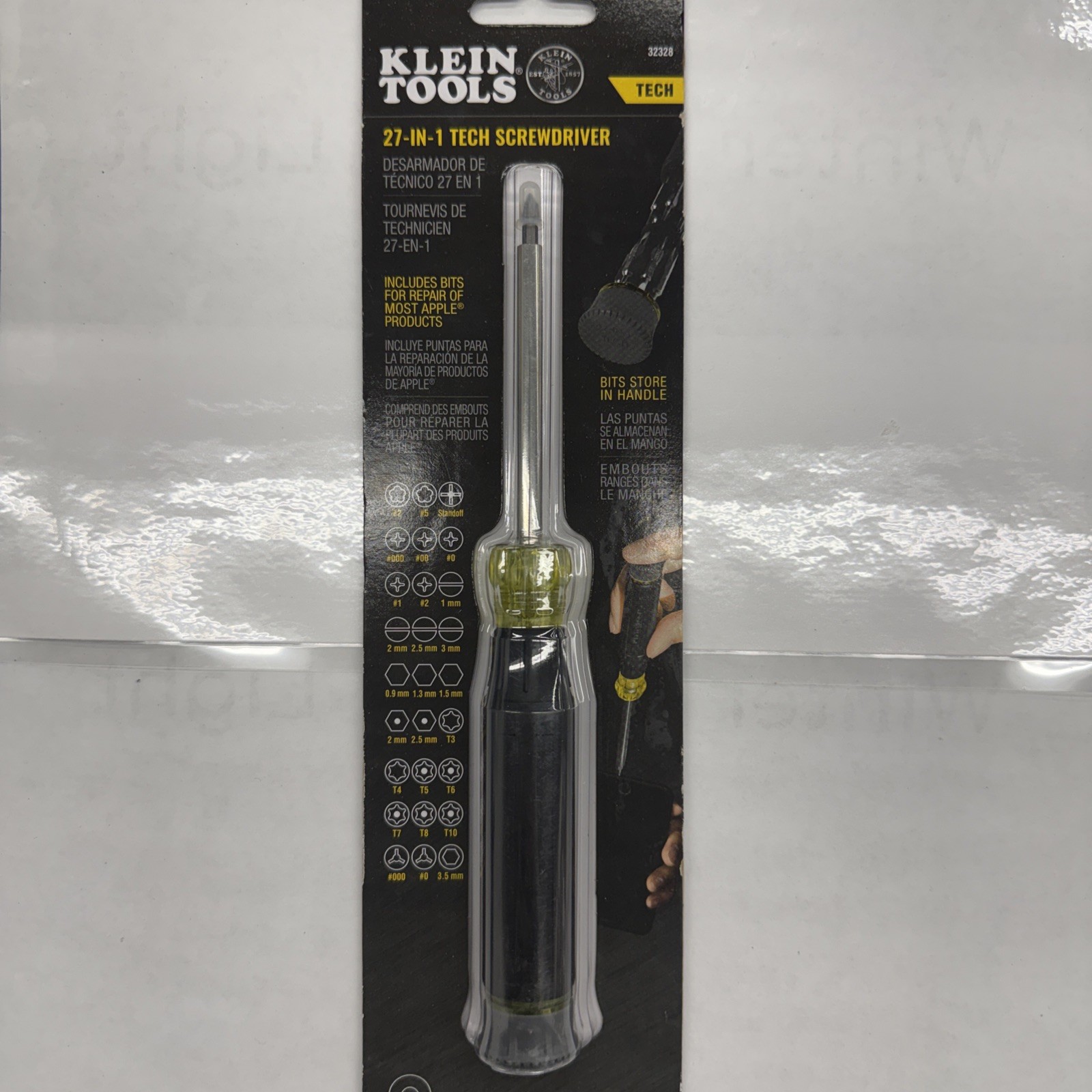 Klein Tools 32328 27-In-1 Multi-Bit Precision Screwdriver With Apple Bits gallery