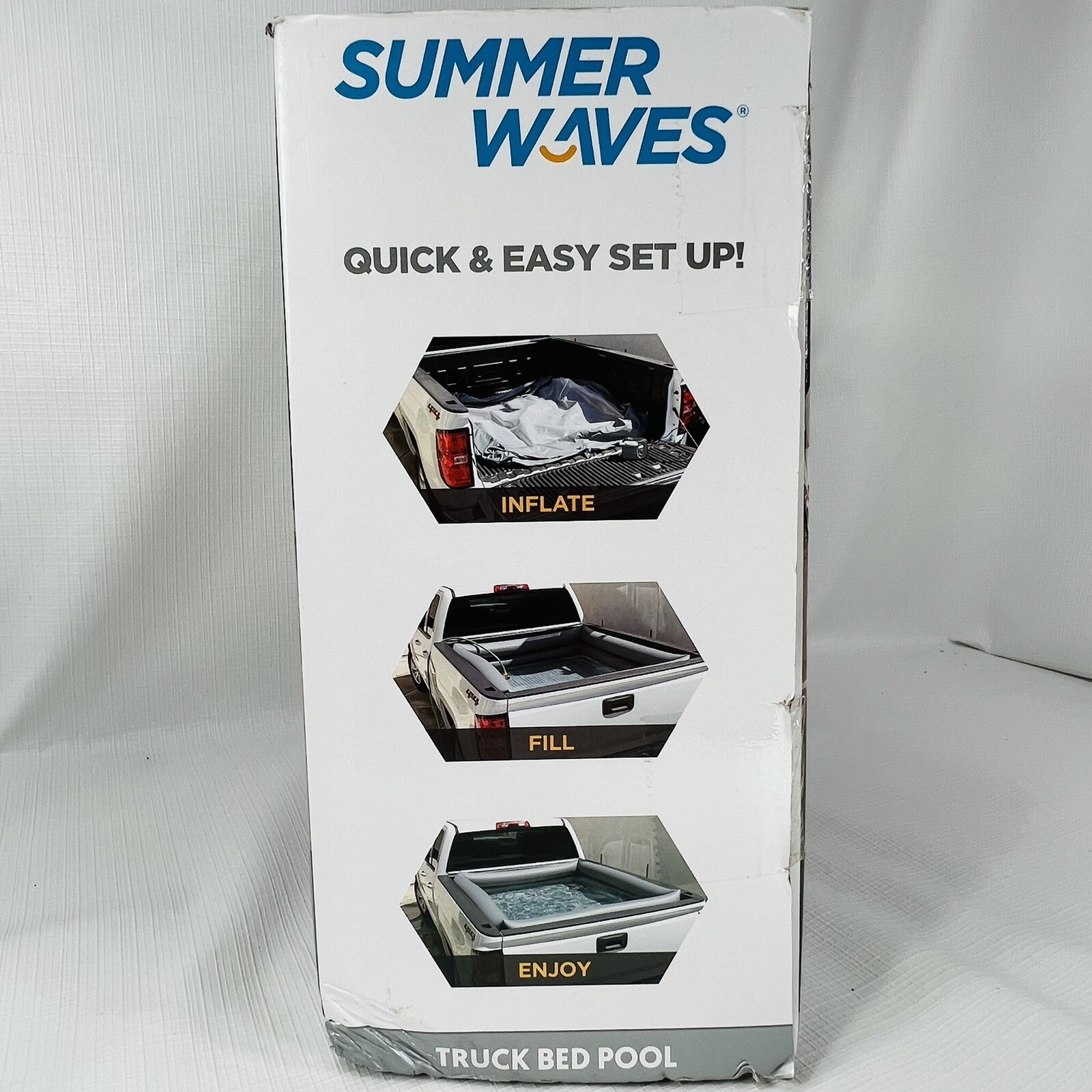 Summer Waves Inflatable Truck Bed Pool (66 In x 62 In x 21 In) Short Bed Trucks gallery