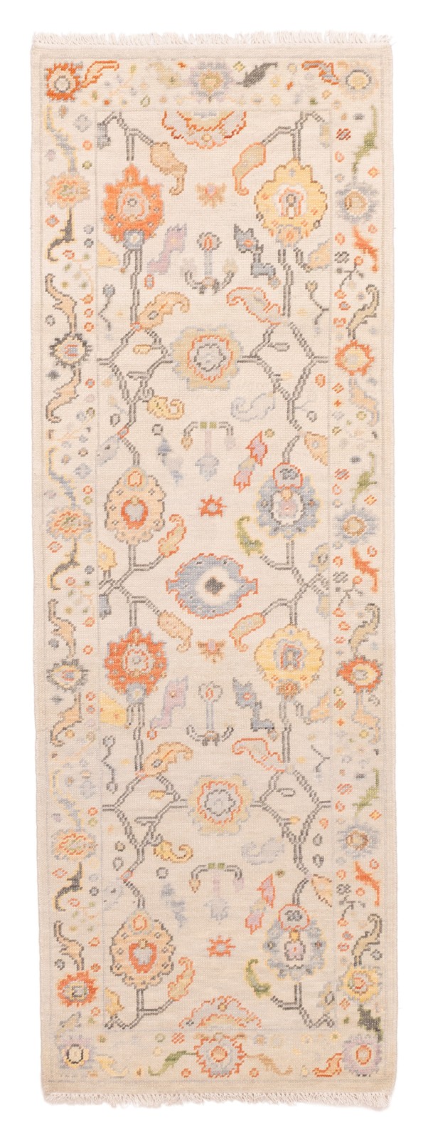 2'6" x 8'0" Vintage Hand-knotted Runner Rug Traditional Oriental Wool Carpet gallery