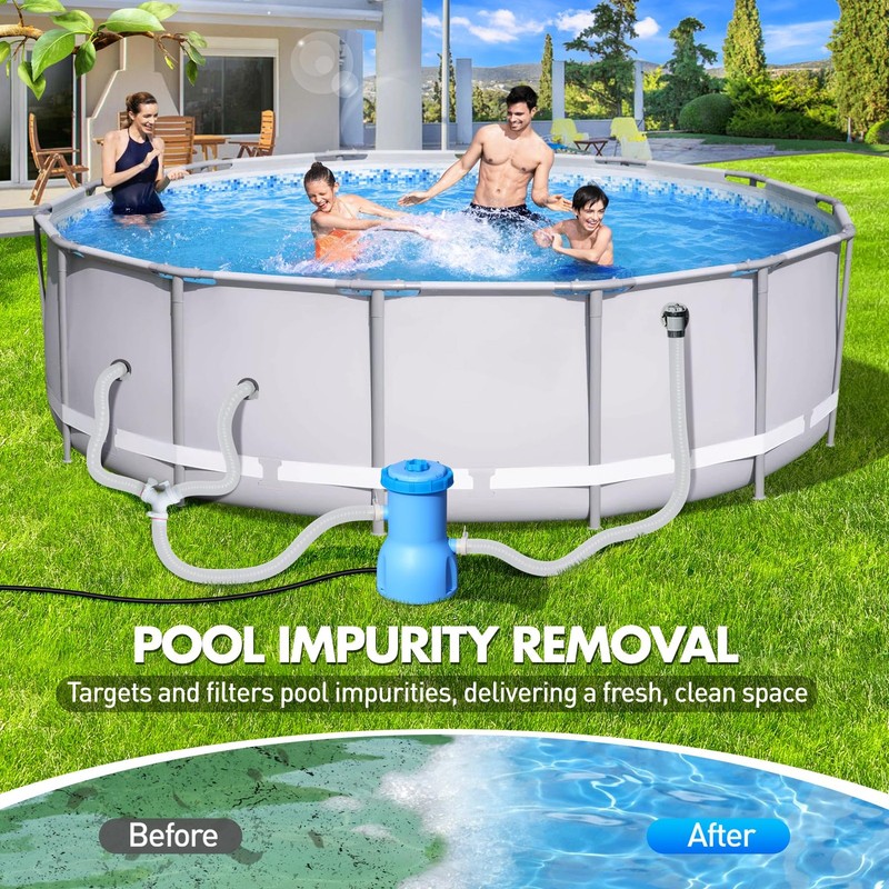 BluClear Basic Series 530 GPH Above Ground Pool Filter Pump ETL Certified Po... gallery