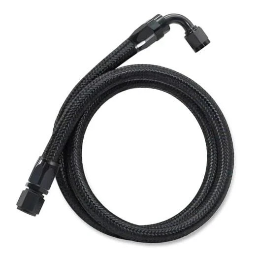 6AN Fuel Line Kit CPE, 3FT Assembled AN6 Braided Fuel Line with 3ft(0°+90°) gallery