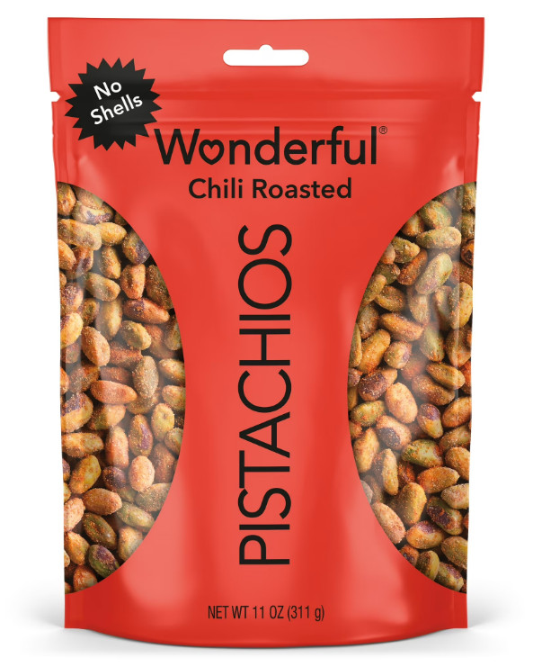 Wonderful Pistachios No Shells Chili Roasted Nuts, 11 Ounce Bag gallery