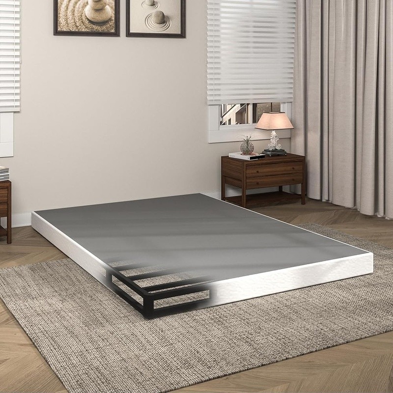 Durable Steel Bed Frame Modern Low Profile Quick Assembly Squeak Resistant New gallery