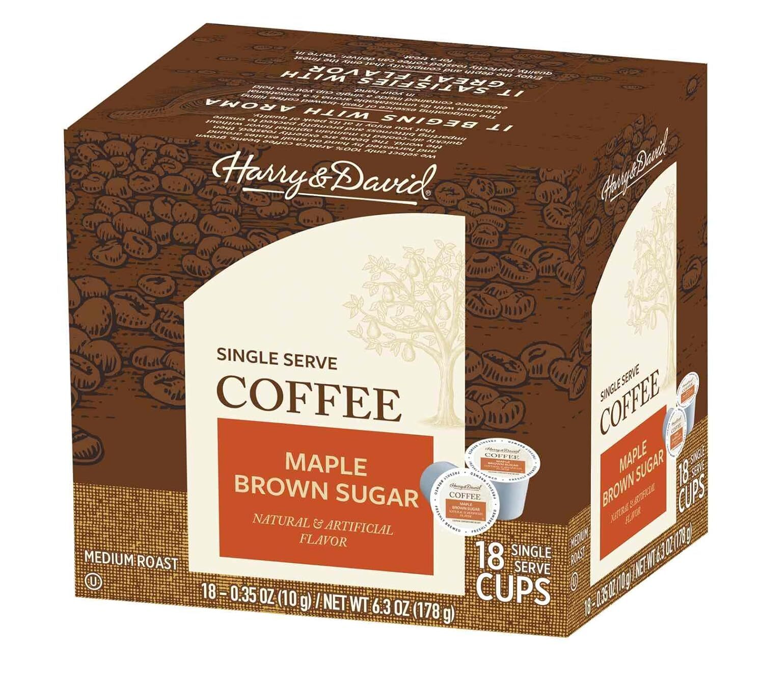 Harry & David Maple Brown Sugar Single Serve Coffee Cups (for Keurig) - 18 Count gallery