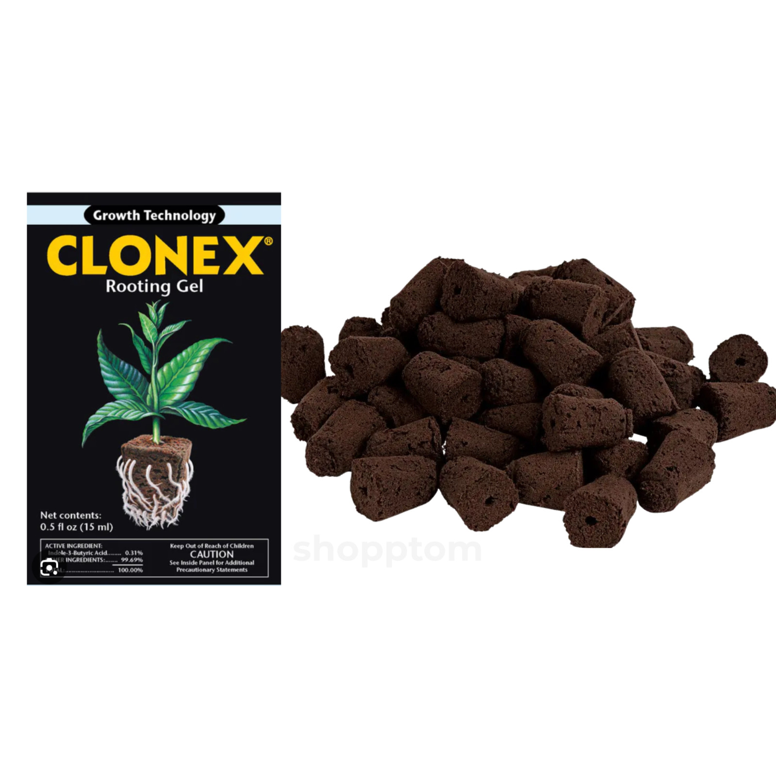 Clonex Rooting Gel 15ml + Root Riot Cubes | Propagation Kit | Pick Quantity gallery
