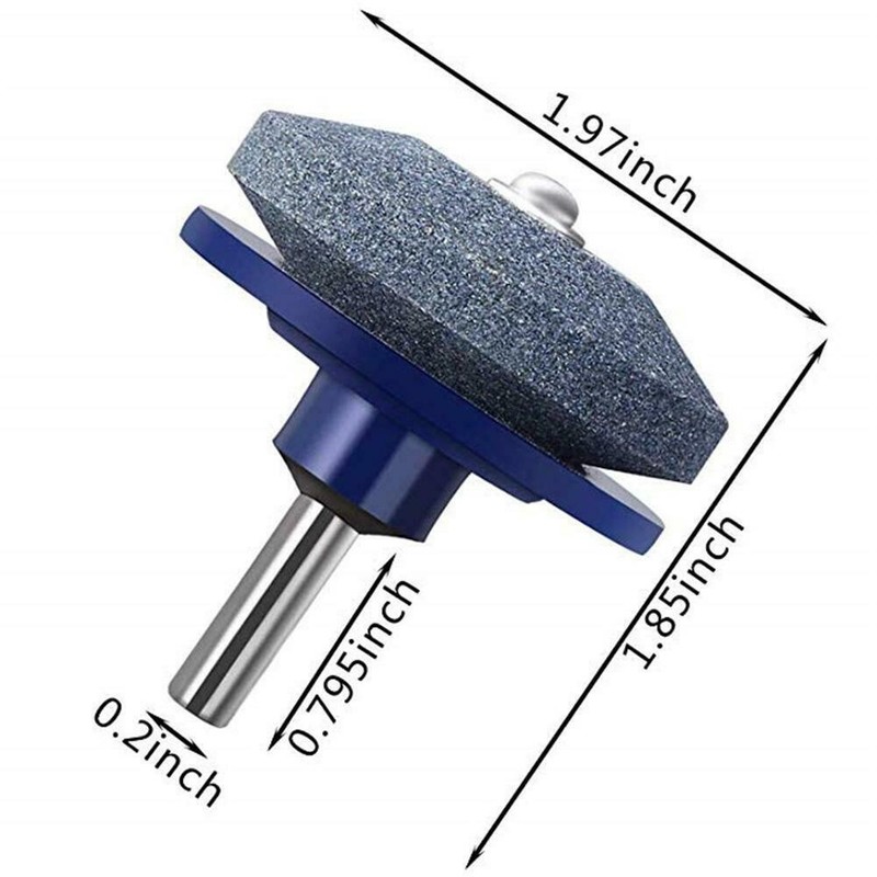 Mower Blade Balancer & Sharpener Set For Lawn Mower Tractor Garden Tools KD gallery