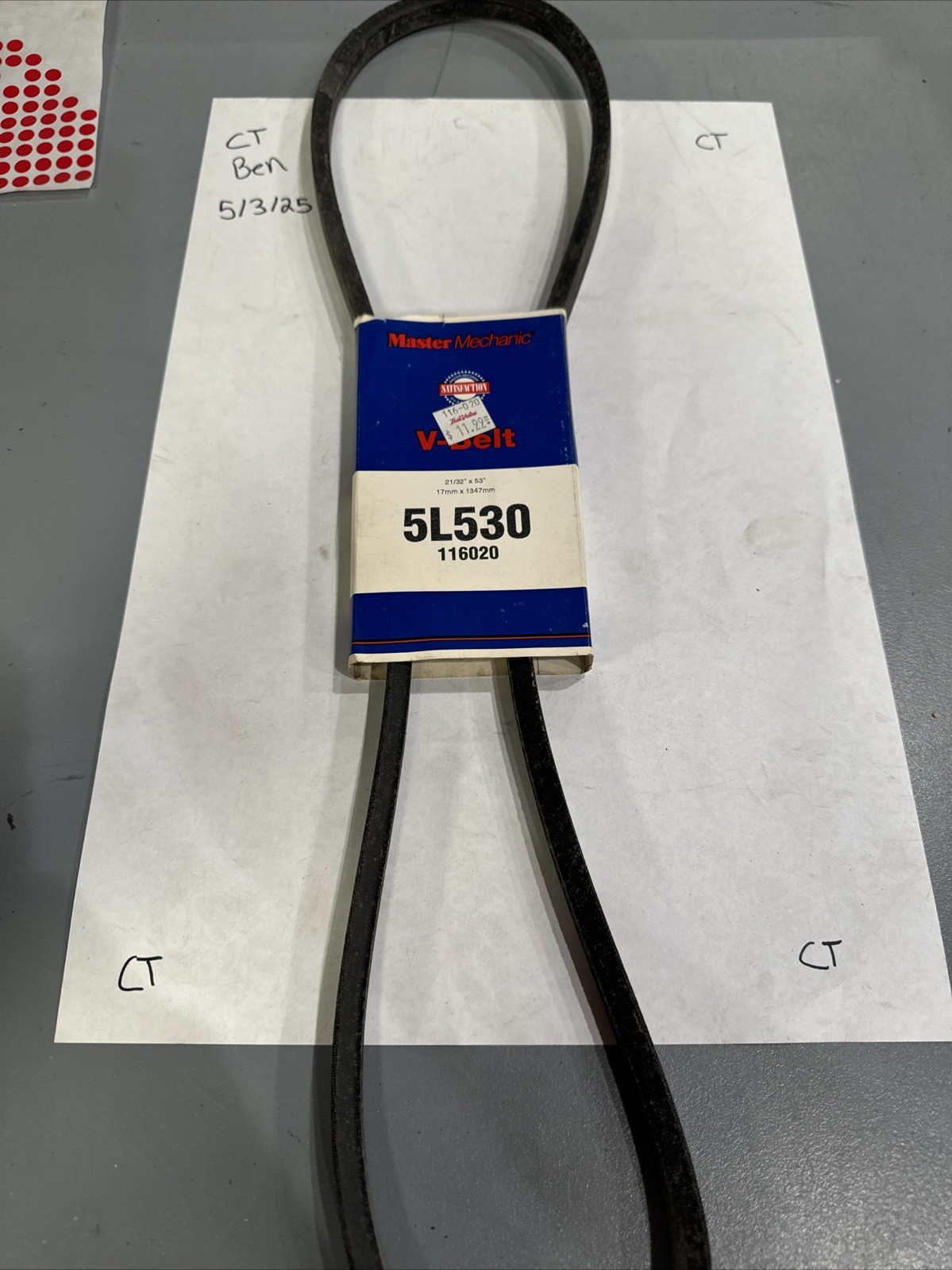 Master Mechanic 5L530 Belt gallery