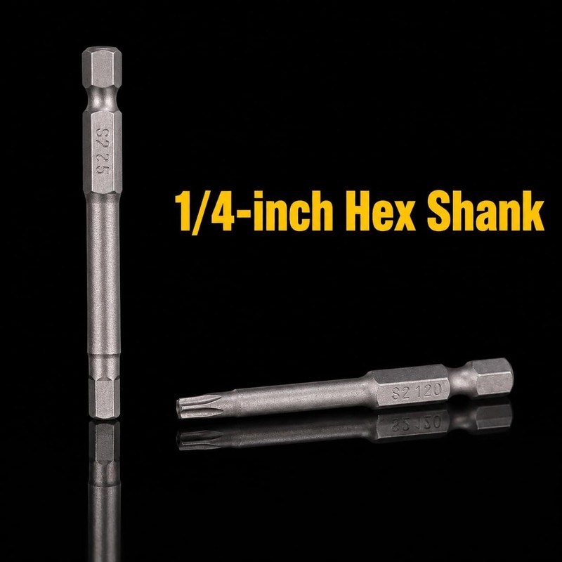 33pc Hex Head Allen Wrench Drill Bit Set SAE Metric & Security Torx S2 Steel gallery