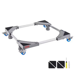 400lb Adjustable Mini Fridge Stand Mover Mobile Base Dolly w/ Locking Wheels