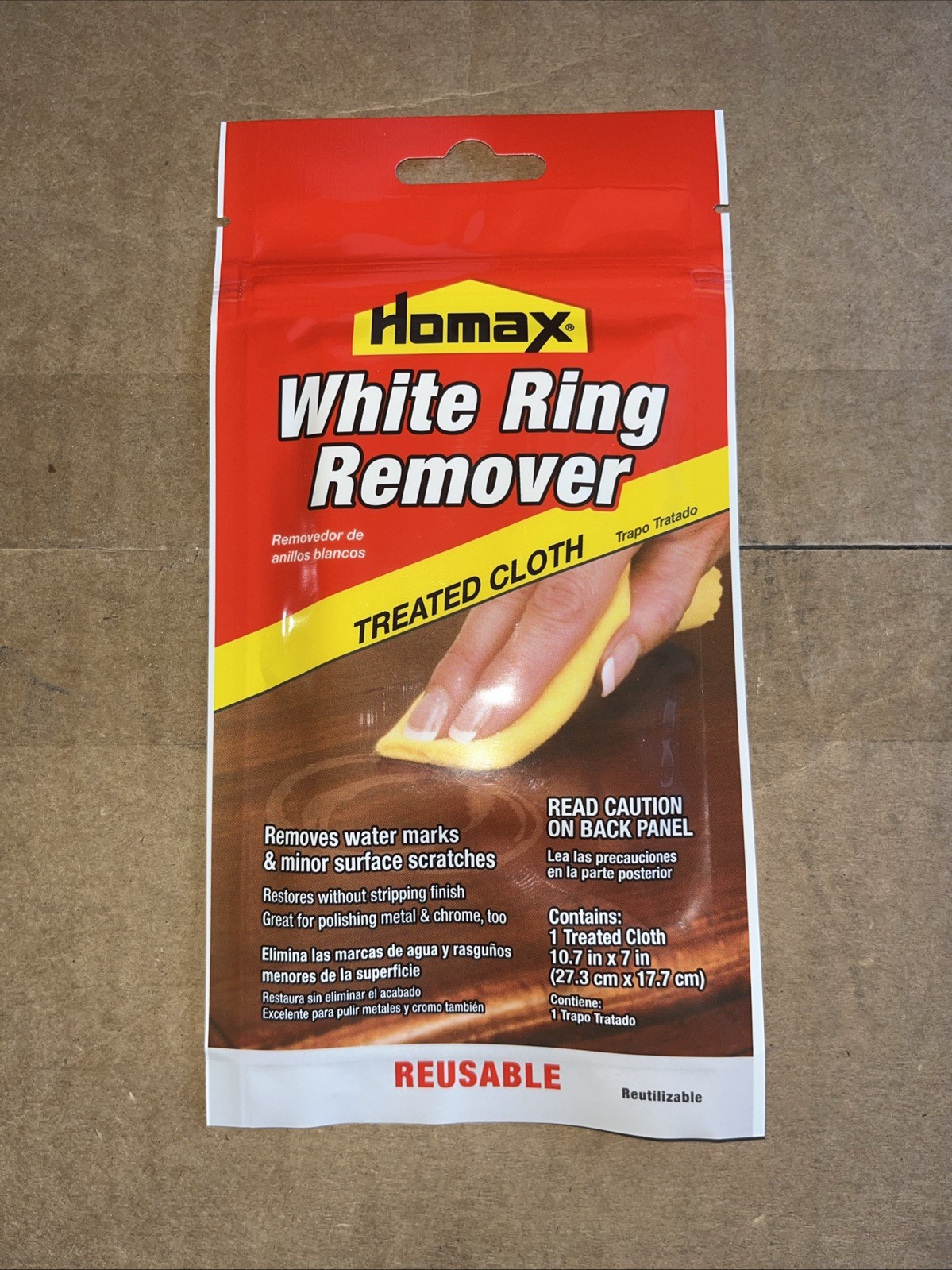 Homax No Scent White Ring Remover 1 pk Wipes gallery