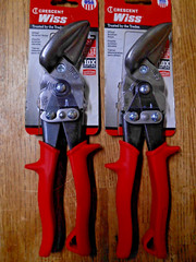 Crescent Wiss Offset Snips: Left/Straight, 9-1/4″ Overall Lg. Model M6R (Qty. 2)