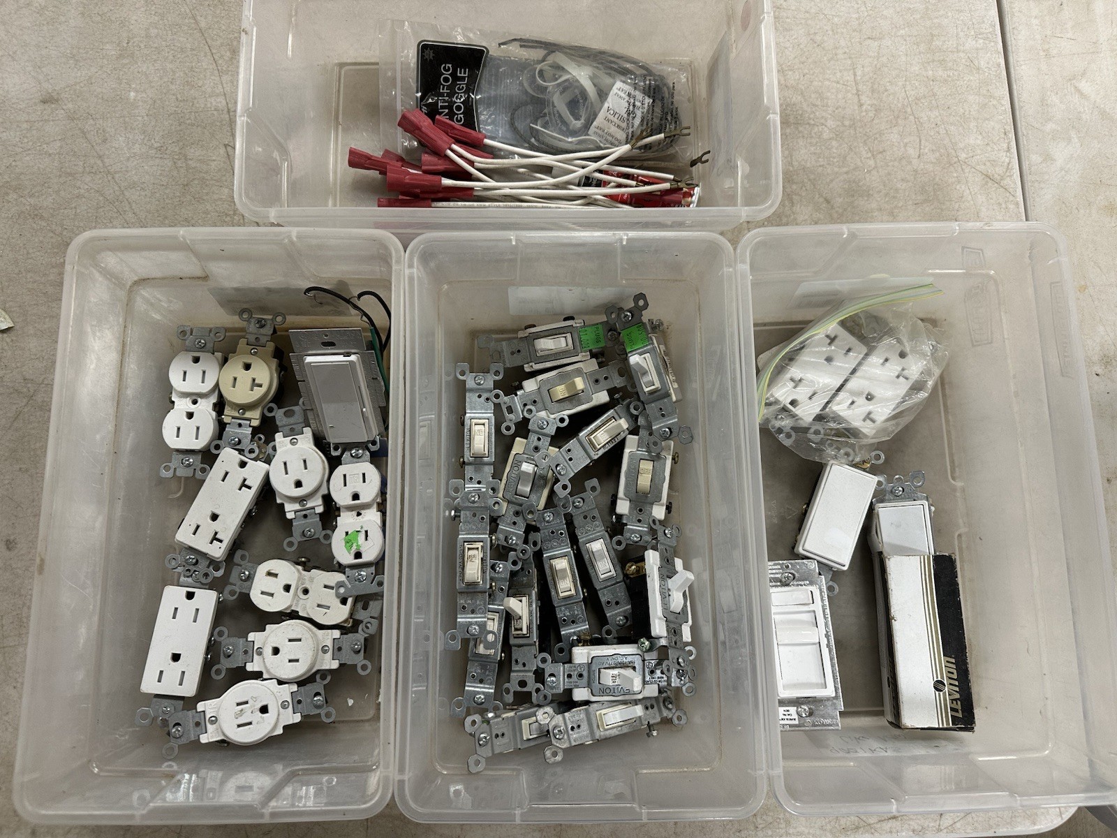 LOT OF 30+* Leviton Outlets & Switch + MORE gallery