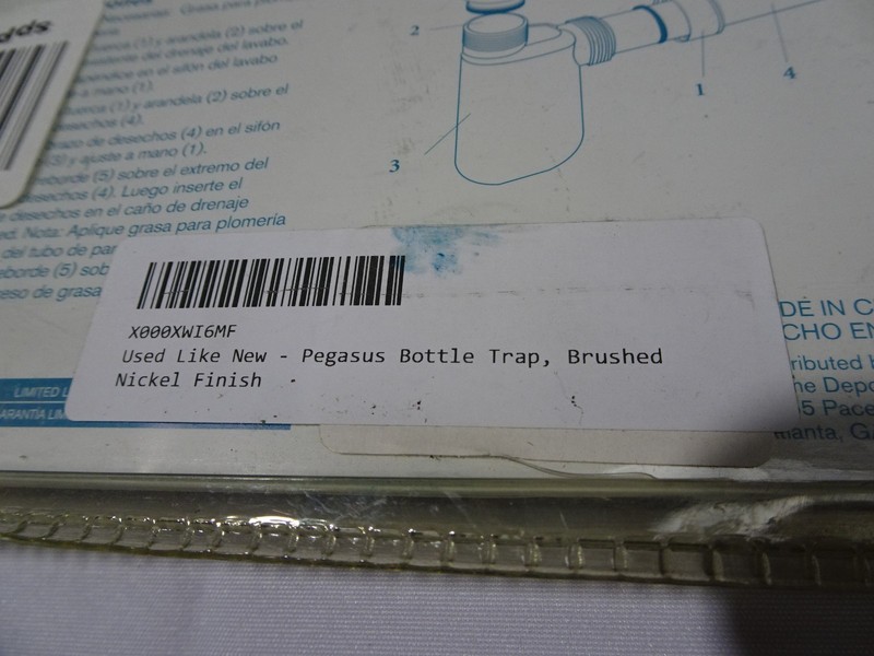 Pegasus Brushed Nickel Bottle Trap TF gallery