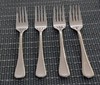Hampton Silversmiths Geneva Glossy 18/10 Stainless Flatware 4 Salad Forks gallery