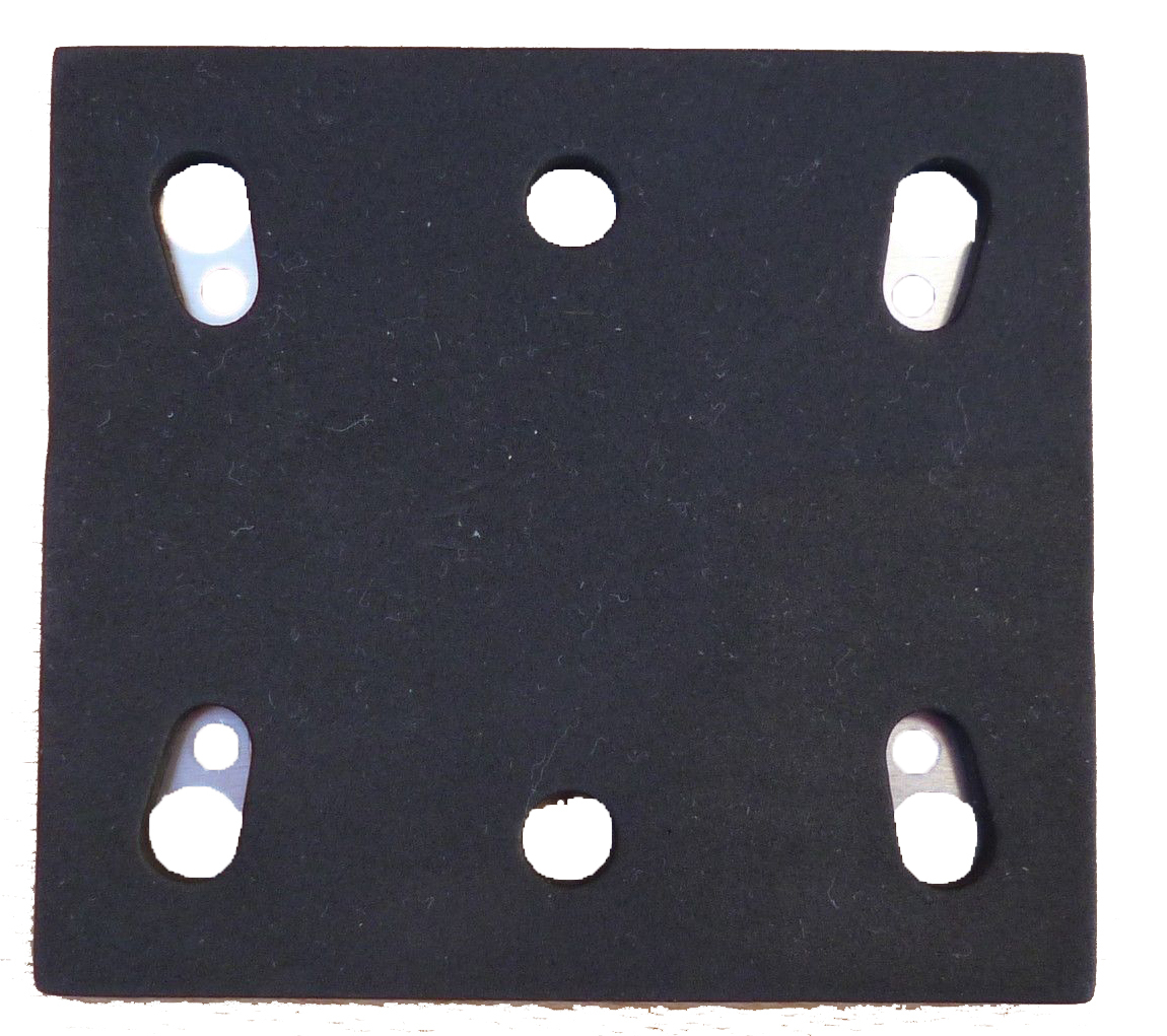 1/4 Sheet Sander Pad Backing Plate For Makita 158324-9 BO4556 Finish Replacement gallery