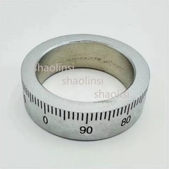 0-100 Dial Outer Diameter 50x Inner Hole 38x Thick 15mm Scale Ring 45# Steel