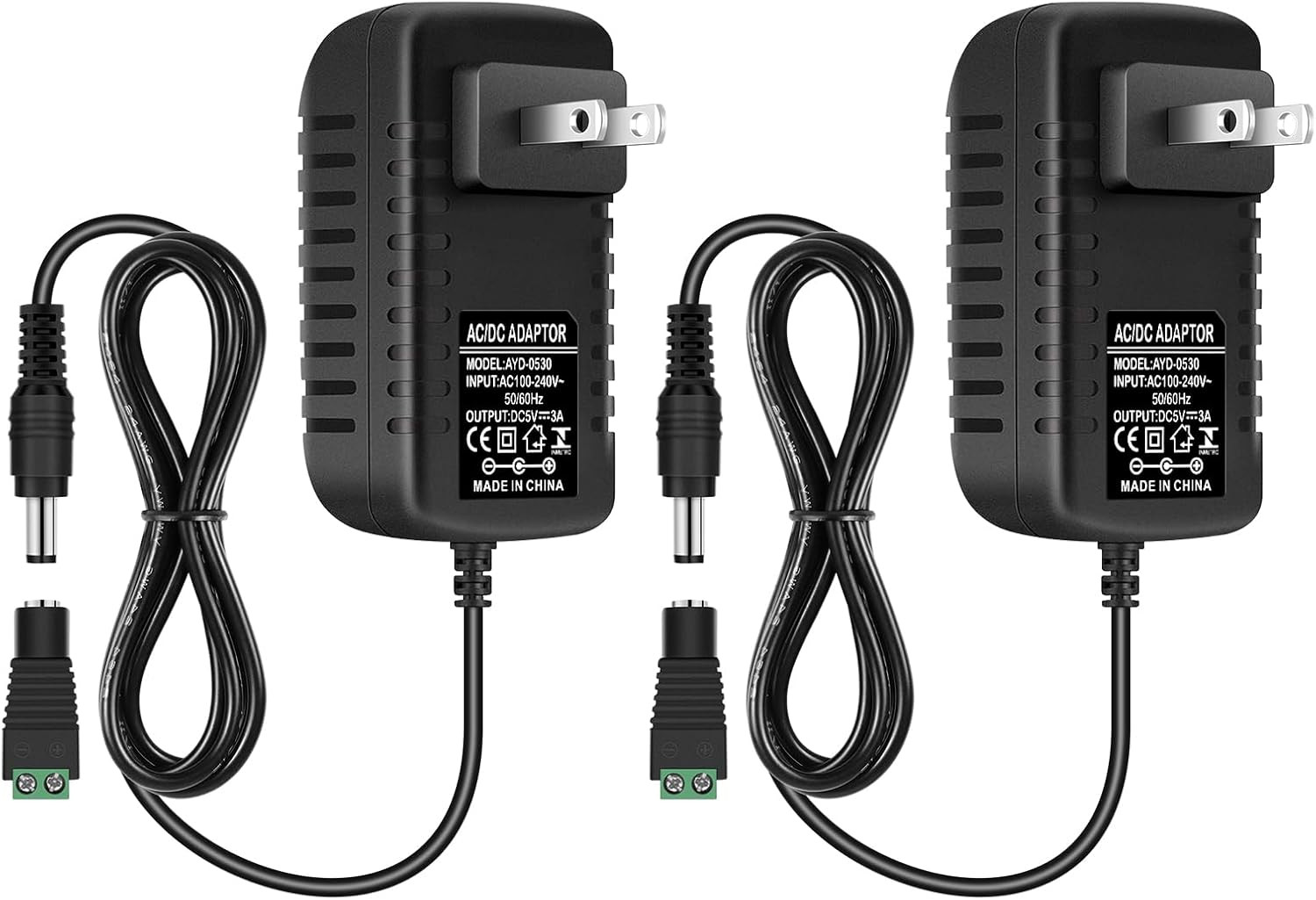 5V Power Supply, DC 5 Volt 3A 15W LED Power Supply, AC 100-240V AC to DC 5V Conv gallery