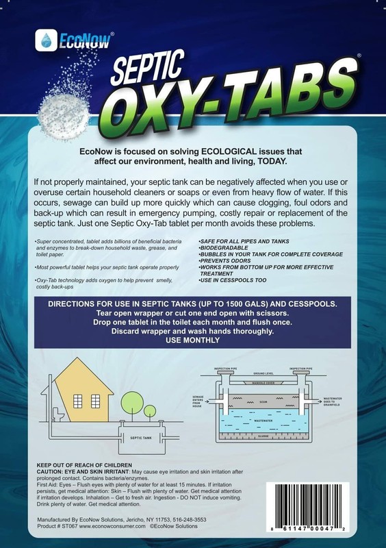 6-Months Professional Strength Septic Oxy-Tabs Septic Tank Treatment #1 BEST gallery