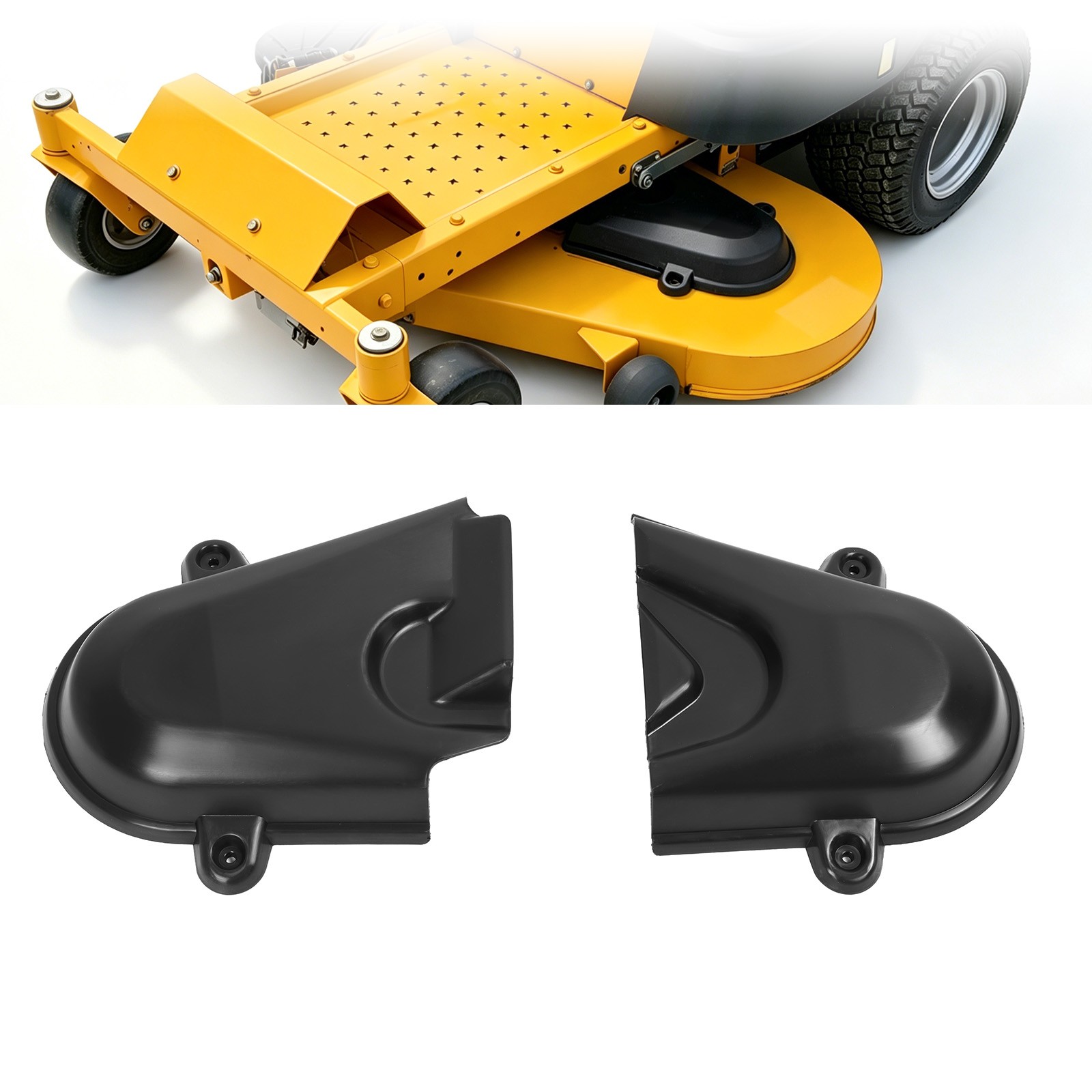 For Hustler Raptor 52" Raptor Limited LH & RH Deck Pulley Covers #604337 #604338 gallery
