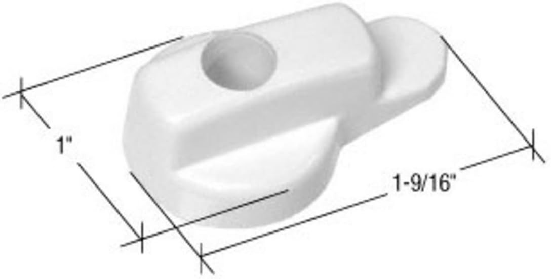 Modern White Screen Door Latch - Perfect for Two-Panel and Three-Panel Doors gallery