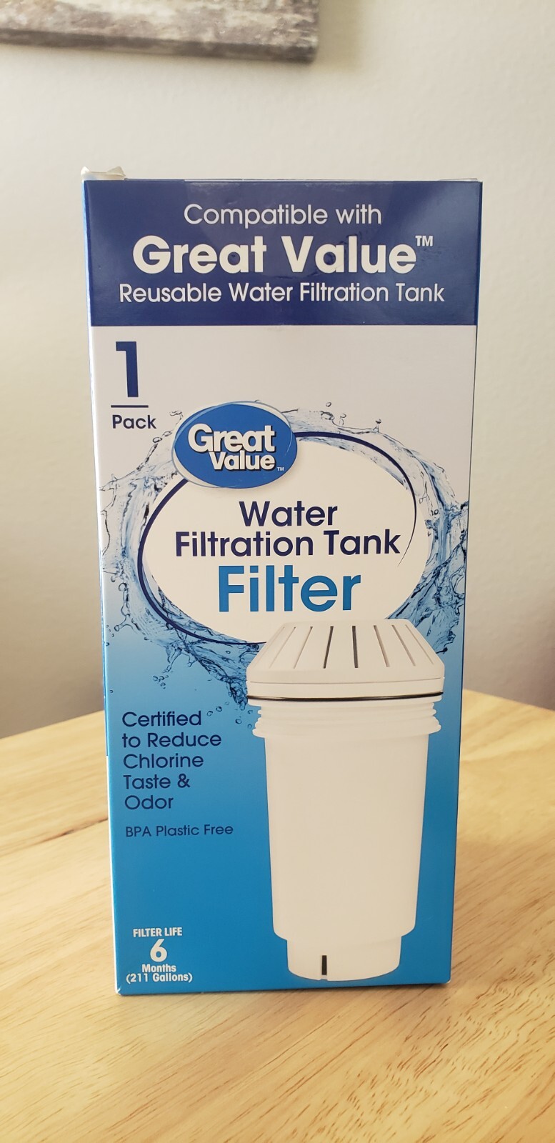 GREAT VALUE Replacement Water Filter Tank Filer 6 Months gallery