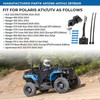 M MATI Ignition Key Switch 4 Position 6 Pin & Harness Kit for Polaris Black gallery