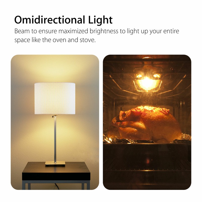 5PCS E17 LED Bulb Microwave Oven Light Dimmable 7W 6000K Super Bright Lamp Bulbs gallery