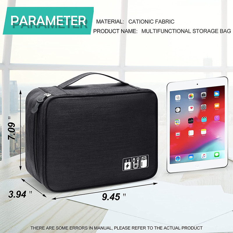 Digital Storage bag Portable Electronics Travel Organizer USB Cable Case Gadget gallery