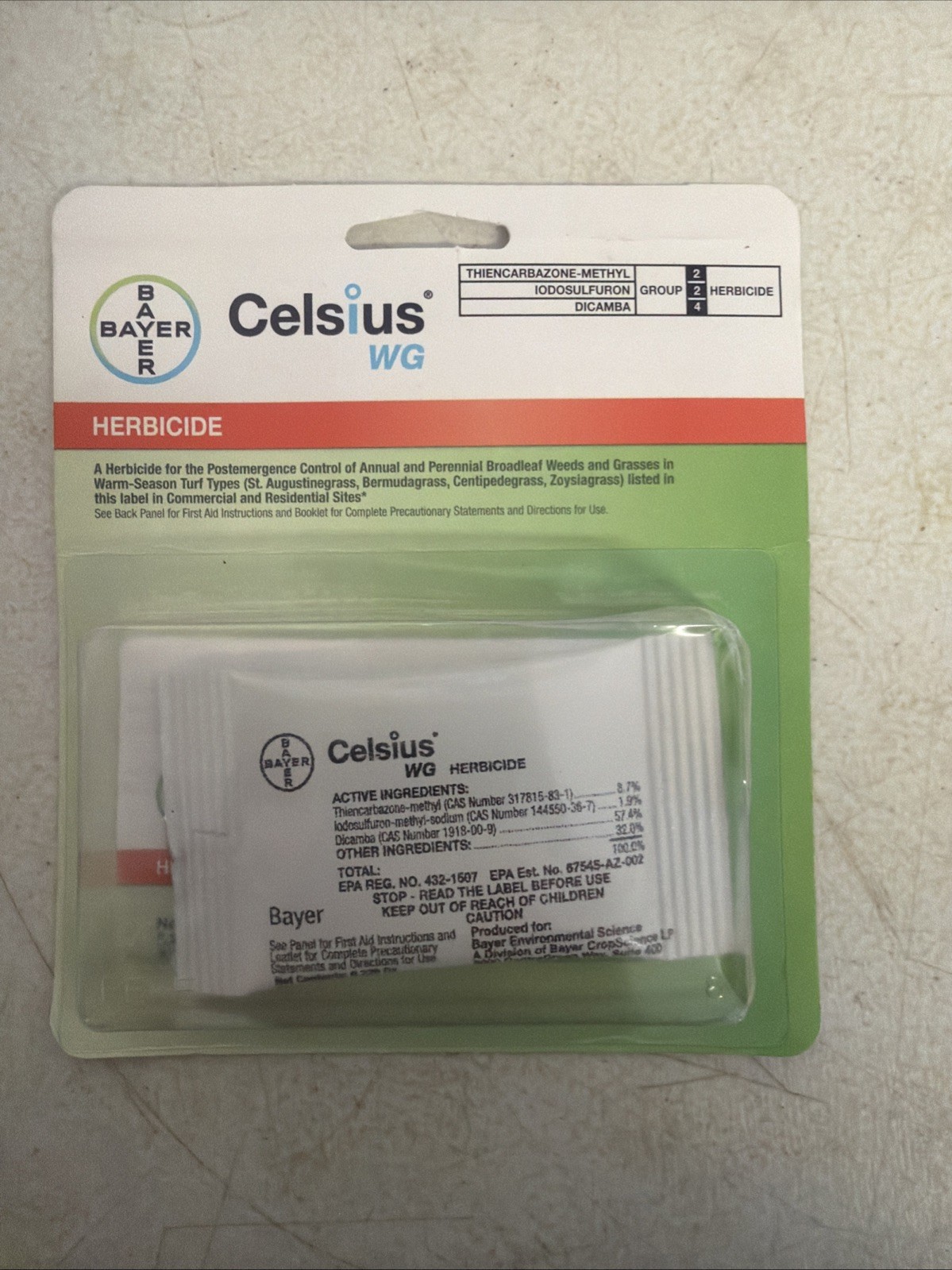 Celsius Herbicide - Single dose 0.226 oz Easy Mix Packet - Post Emergent gallery