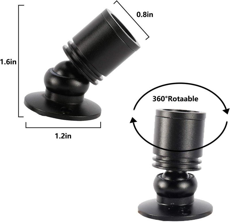 8 Pack Dimmable USB Mini LED Spotlight Jewelry Showcase Display Light 6400k gallery
