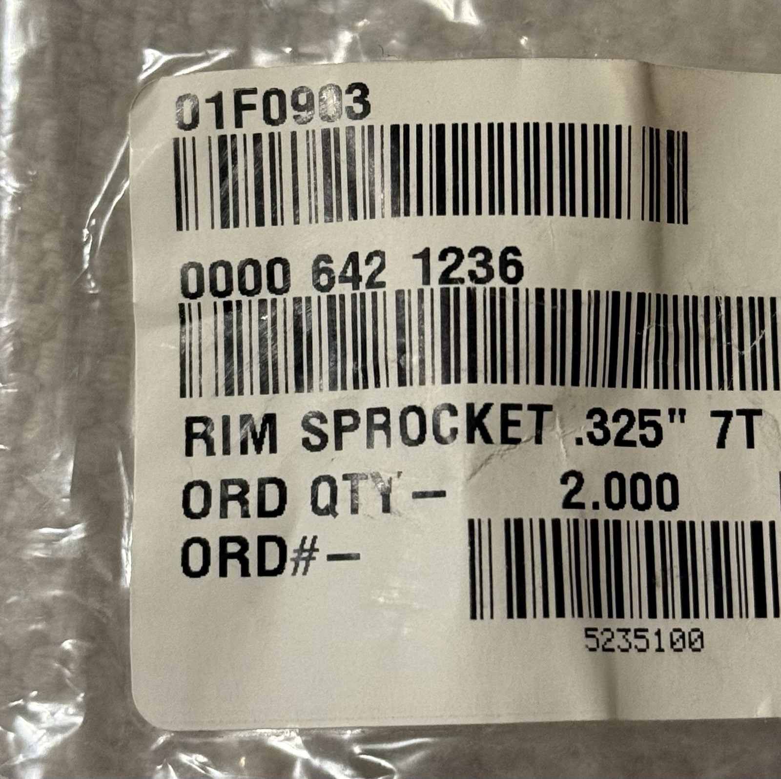 Stihl Rim Sprocket OEM (1 Pack) .325" 7T 0000-642-1236 17mm gallery