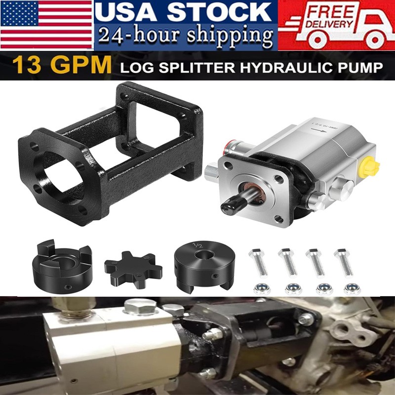 Log Splitter Build Kit 13 GPM Hydraulic Wood Splitter Pump 4000 PSI 2 Stage, etc gallery
