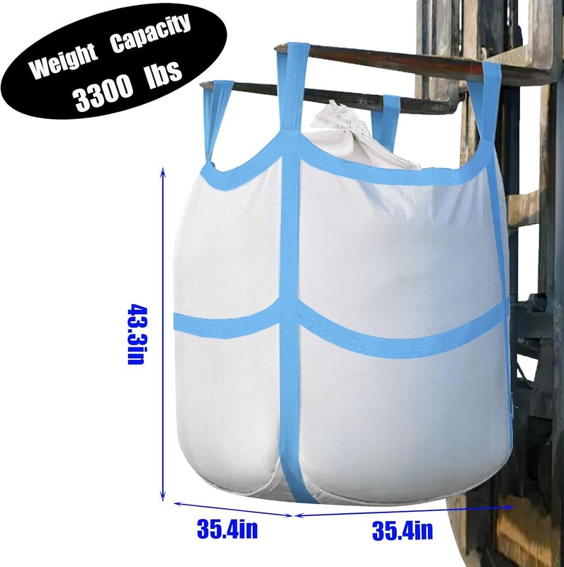 One Ton Bulk Bag 10Pcs FIBC 3300lbs Duffle Top gallery