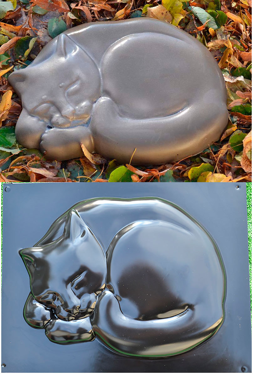Concrete Mold DECORATIVE Stepping Stone Mold ABS plastic garden path decor gallery