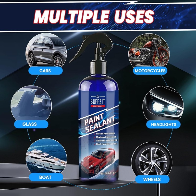 Paint Sealant Spray Quick Effect Coating Agent for High Gloss Shine & Protection gallery