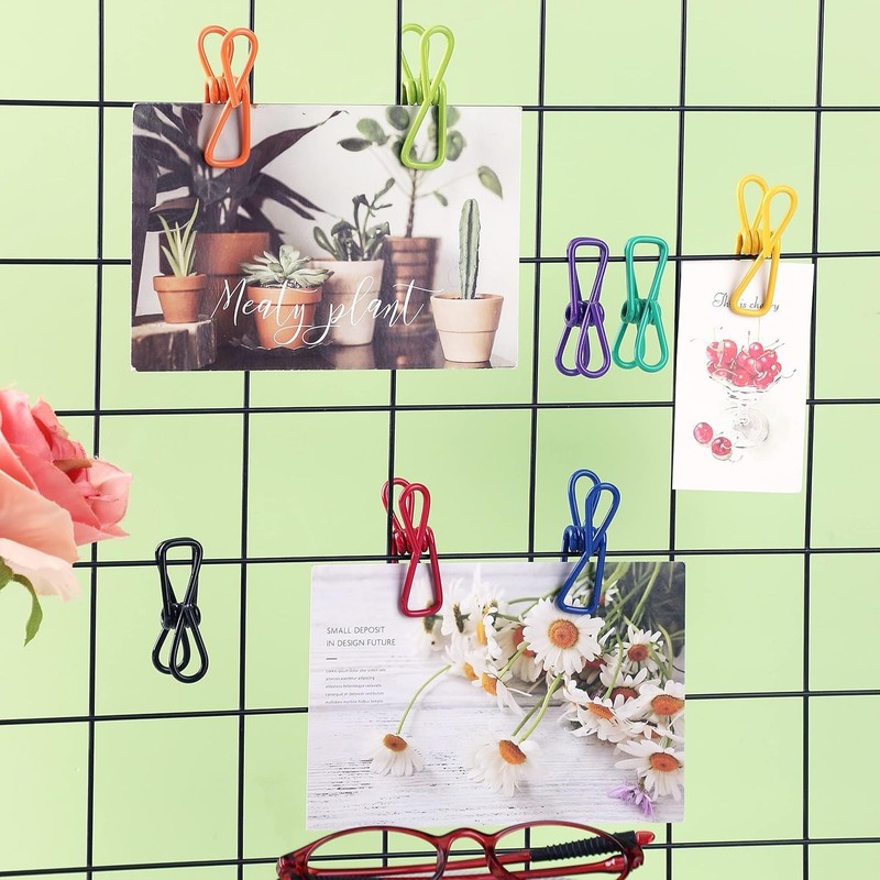 Chip Clips, Utility PVC-Coated Steel Clip for Food Package, Chips Bag, Clothe... gallery