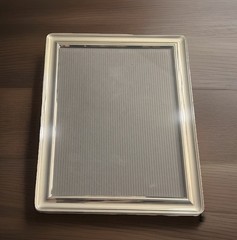 Christofle Silver Tone Rectangle Large Picture Frame 11”x9”