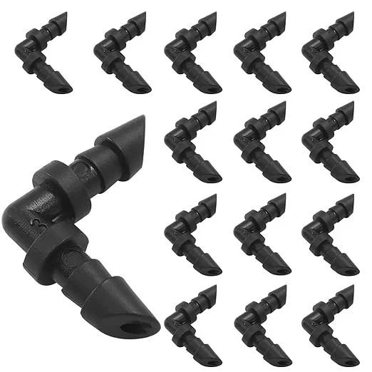 100 Pack Barbed Elbow Fittings, 1/4 Inch Drip Irrigation Fittings Barbed Connect gallery