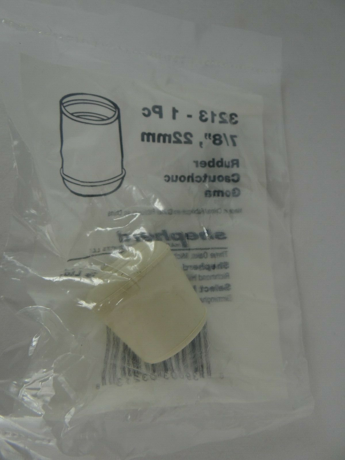 White Rubber Chair/Table Leg Tips Non Skid Shepherd Hardware 3213 7/8" 22mm gallery