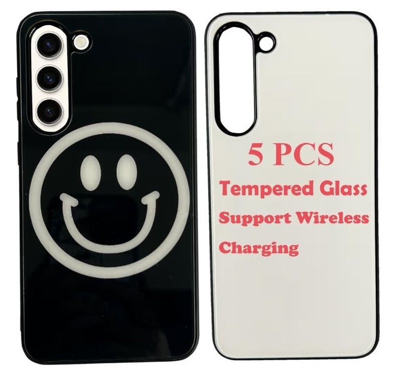 5PCS Sublimation Blanks Phone Case Bulk Covers for Samsung Galaxy S23 5G
