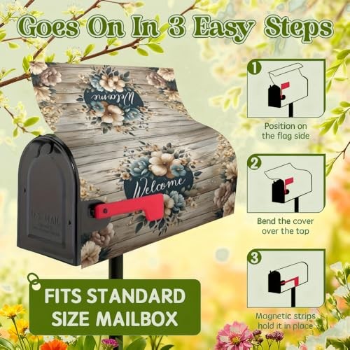 Magnetic Mailbox Covers Polyester Oxford Cloth Anti-UV and 18*21 Mailbox-001 gallery