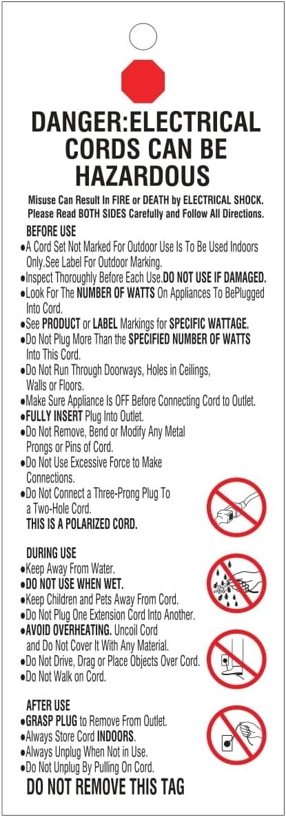Amazon Basics 3-Prong Indoor Rectangle Extension Cord Power Strip, Flat Plug gallery
