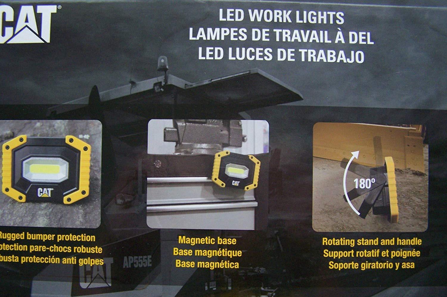 LED Portable Worklight 250  500 LUMENS Built In Magnets,Cat, gallery
