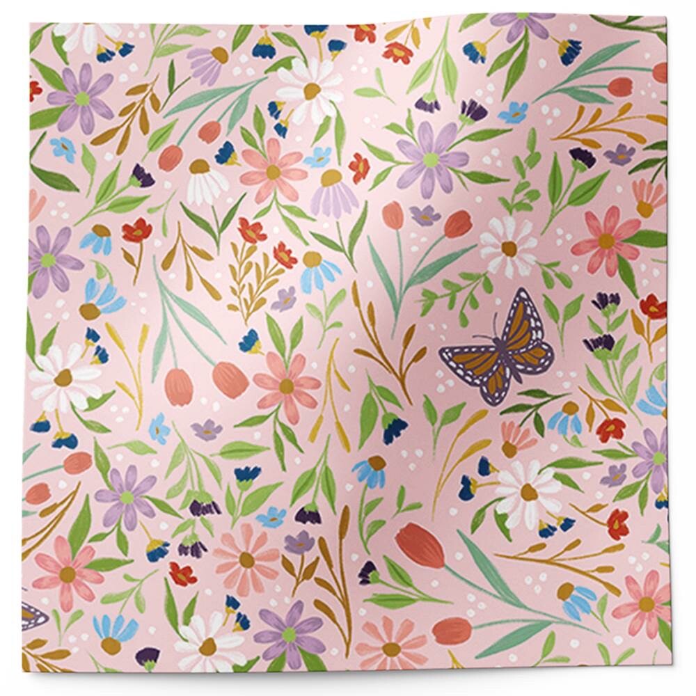 DELICATE FLORAL BUTTERFLY Design Tissue Paper Sheets Choose Size & Pack Amount gallery
