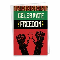 1 Juneteenth Card with Envelope – Celebrate Freedom Juneteenth C9199JTG